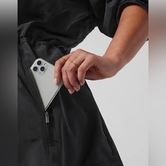 NWT Athleta Drip Drop Black Jacket Size 3X. - Picture 4 of 10